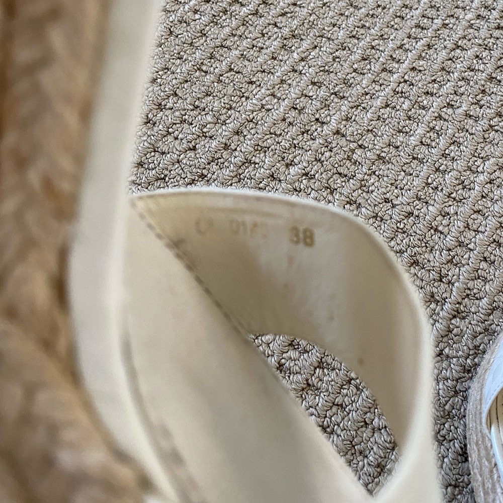 Louis Vuitton White Patent Leather Espadrilles - Picture 8 of 8